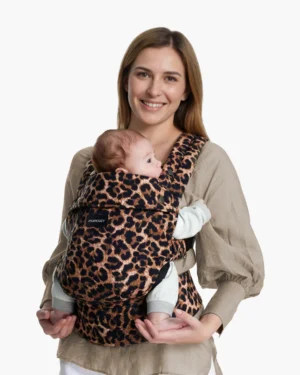 Momcozy Purehug Baby Carrier - Ergonomic Cozy & Lightweight- Leopard