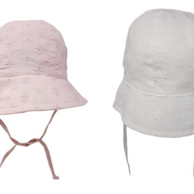 Baby Girls Bucket Hat With Ties