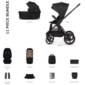 Venicci Upline 3 Aloe Pram- Essential Bundle