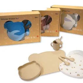 Baby Silicone Dinner Set – Teddy