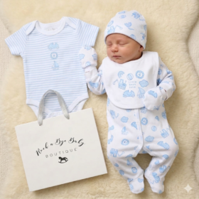 Baby Boys "little Love" 6pc Gift Set (Nb-6 Months)