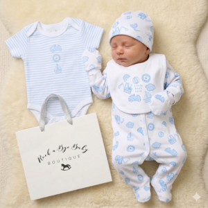 Baby Boys "little Love" 6pc Gift Set (Nb-6 Months)