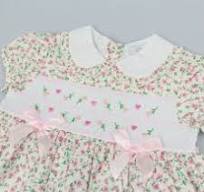 Baby Girls Cotton Lined Dress With Embroidery  (1–2 Years)