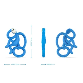Blue Mini Monkey Teether