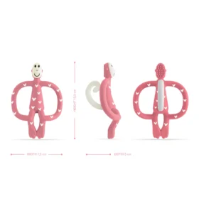 Matchstick Monkey Hearts Original Teether