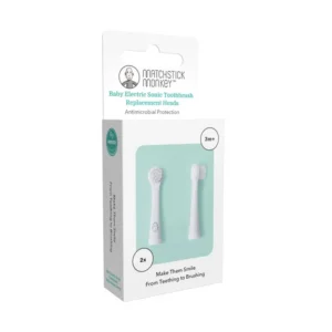 Baby Electric Sonic Toothbrush Replacement Heads (2 Pack)