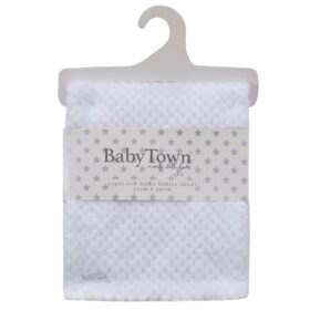 Baby White Waffle Wrap/shawl
