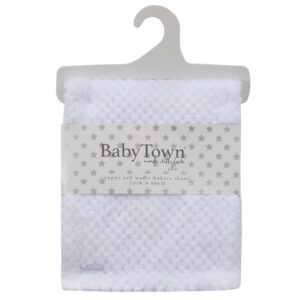 Baby White Waffle Wrap/shawl