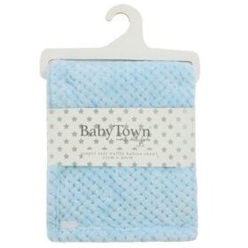 Baby Blue Waffle Wrap/shawl