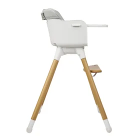 Bababing Una Highchair White & Grey