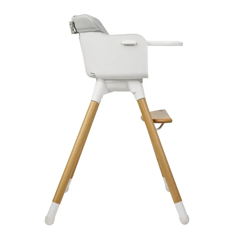 Bababing Una Highchair White & Grey Bababing Una Highchair White & Grey