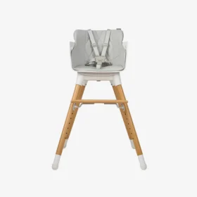 Bababing Una Highchair White & Grey