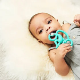 Blue Mini Monkey Teether (Copy)