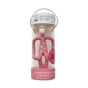 Matchstick Monkey Hearts Original Teether