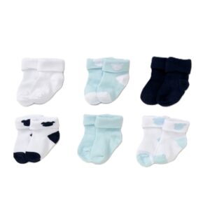 Baby Boys 6 Pack Socks