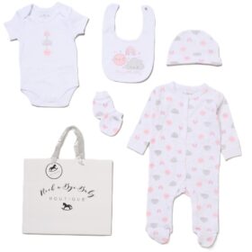 Baby Girls Gift Set- Happy Little Baby