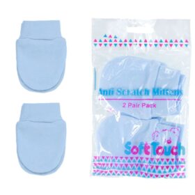Blue 2 Pack Anti-Scratch Mittens