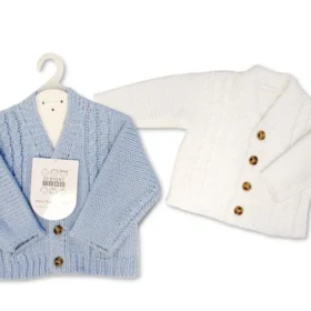 Knitted Chunky Baby Boys Cardigan