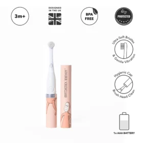 Baby Electric Sonic Toothbrush- Dusty Pink