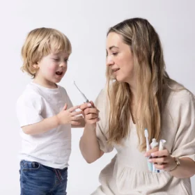 Baby Electric Sonic Toothbrush- Dusty Pink (Copy)
