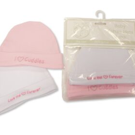 Premature Baby Girls Hats 2-Packs