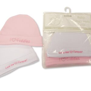Premature Baby Girls Hats 2-Packs