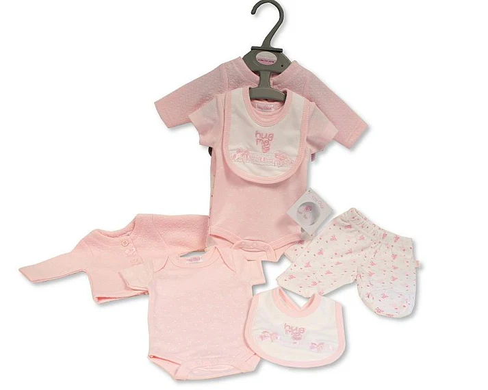 Premature Baby Girls 4 Pieces Set - Hug Me Premature Baby Girls 4 Pieces Set - Hug Me