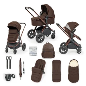 Stomp Luxe Elements Edition 12 Piece Pram (2in1) Chesnut