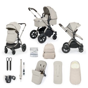 Stomp Luxe Elements Edition 12 Piece Pram (2in1) Moonbeam