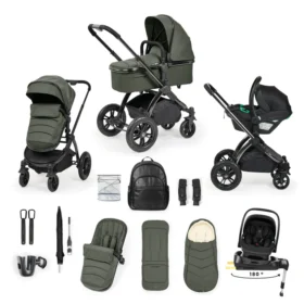 Stomp Luxe Elements Edition 15 Piece Travel System- Raven (Copy)