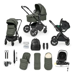 Stomp Luxe Elements Edition 15 Piece Travel System- Raven (Copy)