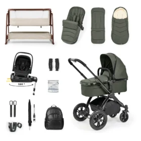 Ickle Bubba Stomp Luxe Elements Edition 17 Piece Bundle Inc Bubba Crib- Chestnut (Copy)