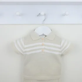 Mateo Shorts Suit Natural/white