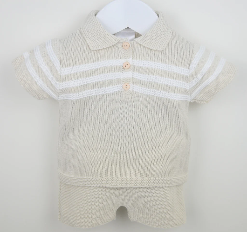 Mateo Shorts Suit Natural/white Mateo Shorts Suit Natural/white
