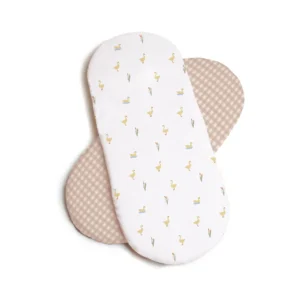 Little Duckling 2pk Fitted Moses Basket Sheets - 74 X 30 Cm