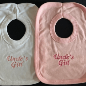 Uncles Girl Pop On Bib