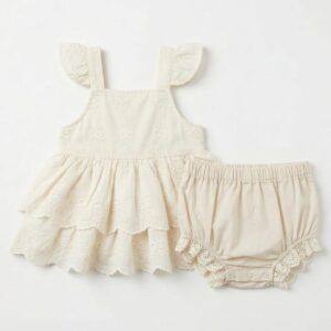 Baby Girls Ruffle Stripe Top & Bloomers Set (Copy)