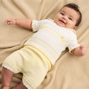 Dandelion Pointelle Top & Bloomer