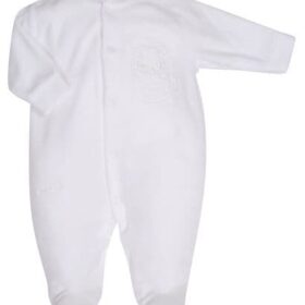 Premature Mouse In Teacup Velour Sleepsuit