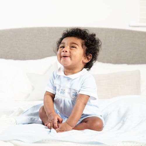 Dandelion Choo Choo Train Romper Dandelion Choo Choo Train Romper
