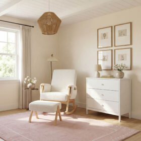 Bebe & Beyond Storyteller Nursing Chair & Stool