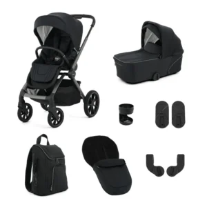 Oyster Vee Stroller Bundle - Liquorice