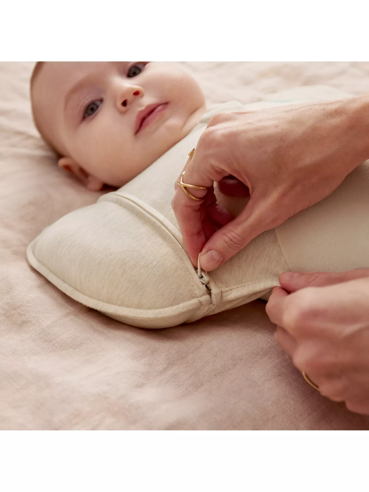 Love To Dream Swaddle Up Transition Bag (1.5 Tog) - Oatmeal Twigs Love To Dream Swaddle Up Transition Bag (1.5 Tog) - Oatmeal Twigs