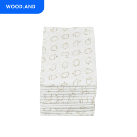 Muslinz 12 Pack Muslin Squares Acorn Patterned – 70x70cm (Copy)