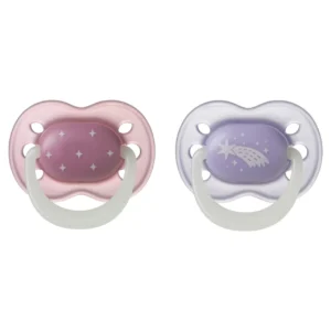 Tommee Tippee Nightglow Dummy 0-6m 2pk