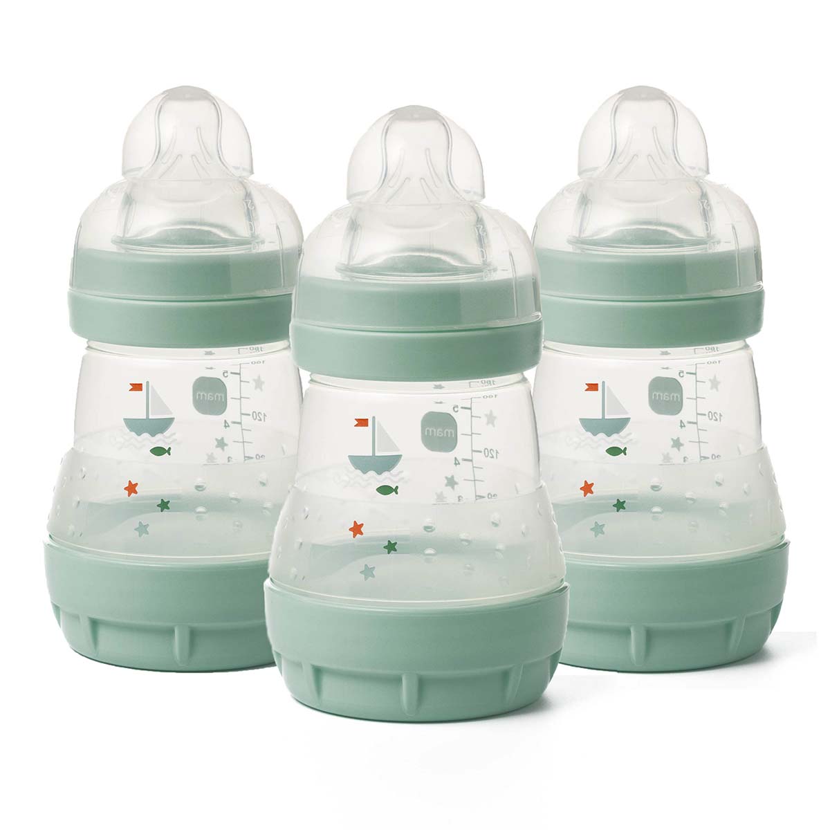 Mam Bottle Easy Start 160ml 3 Pack Boy Mam Bottle Easy Start 160ml 3 Pack Boy