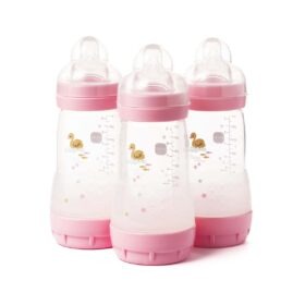 Mam Easy Start Anti-Colic Bottle Pink 260ml 3pk