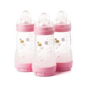 Mam Easy Start Anti-Colic Bottle Pink 260ml 3pk