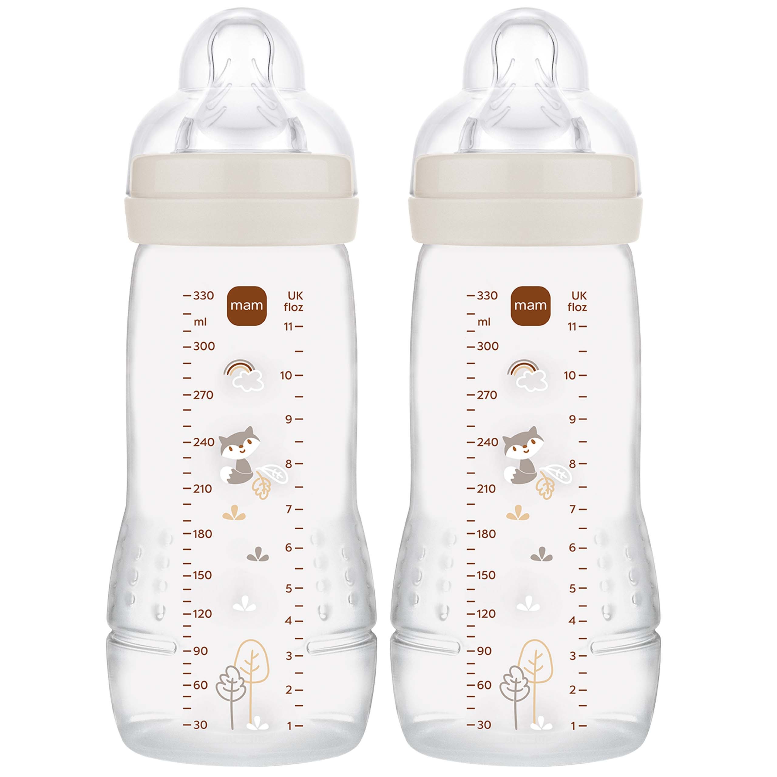 Mam Bottle Easy Active 330ml Twin Pack Unisex Mam Bottle Easy Active 330ml Twin Pack Unisex
