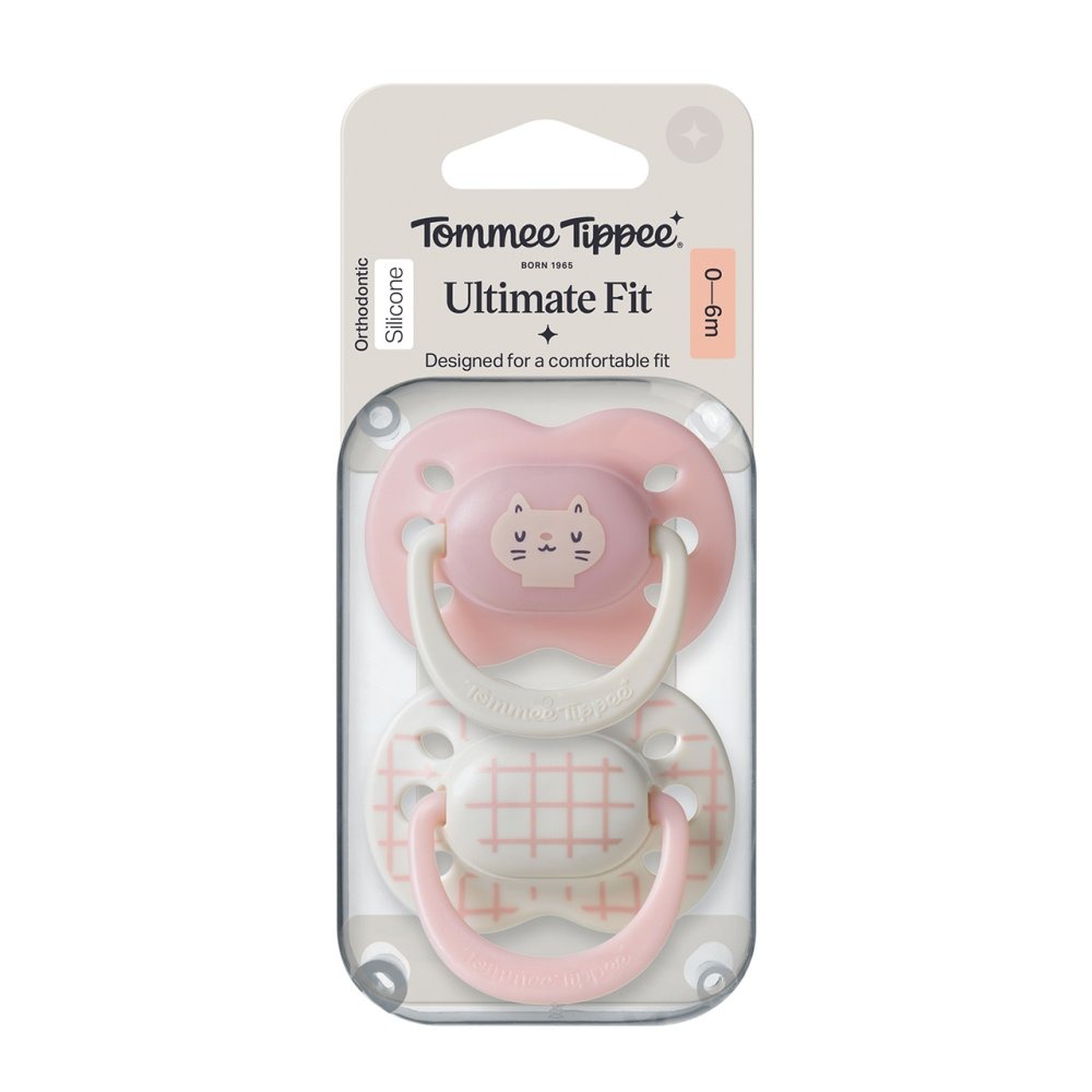 Tommee Tippee Ultimate Fit 0-6m Soother 2pk Tommee Tippee Ultimate Fit 0-6m Soother 2pk